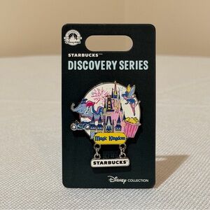 NEW DISNEY PARKS STARBUCKS DISCOVERY
SERIES COLLECTORS PIN MAGIC KINGDOM 2024